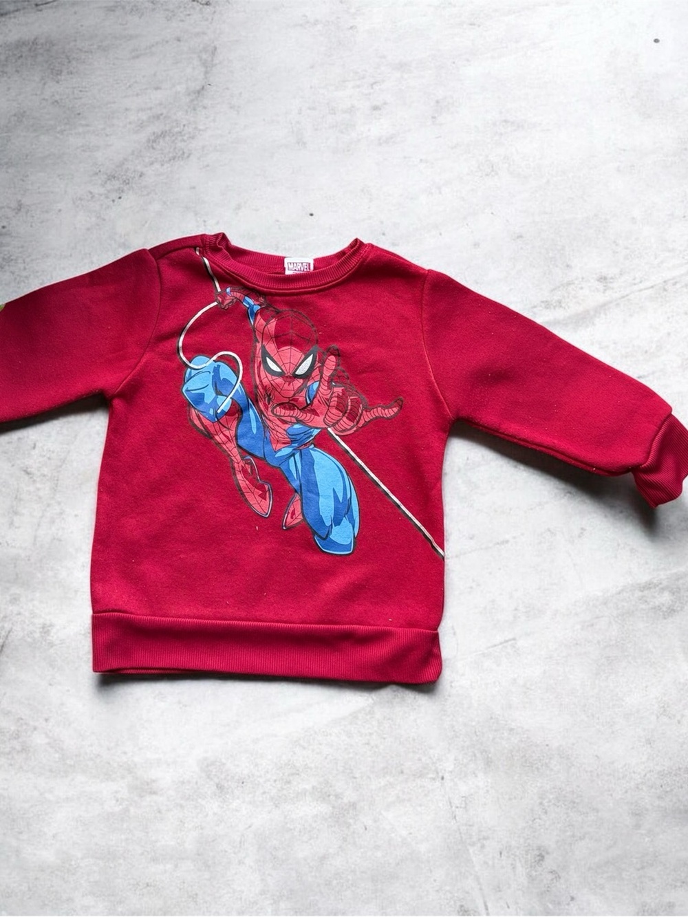 Marvel Kids Red Spider-Man Graphic Sweatshirt